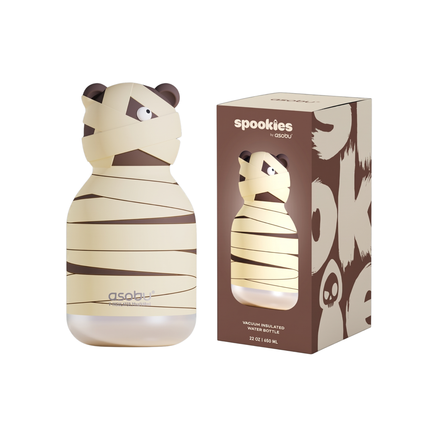 Asobu Spookie Bottle 660ml Mumified Bear