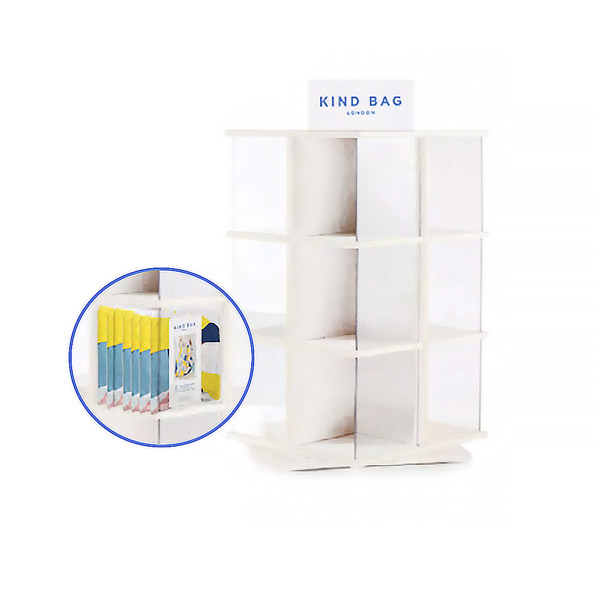 Kind Bag Display Counter Spinner Display Unit Display Unit