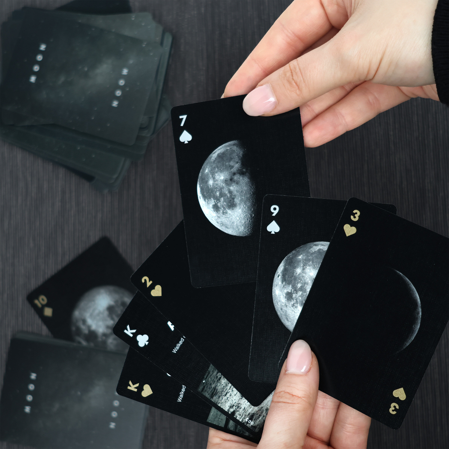 Suck UK Moon Playing Cards