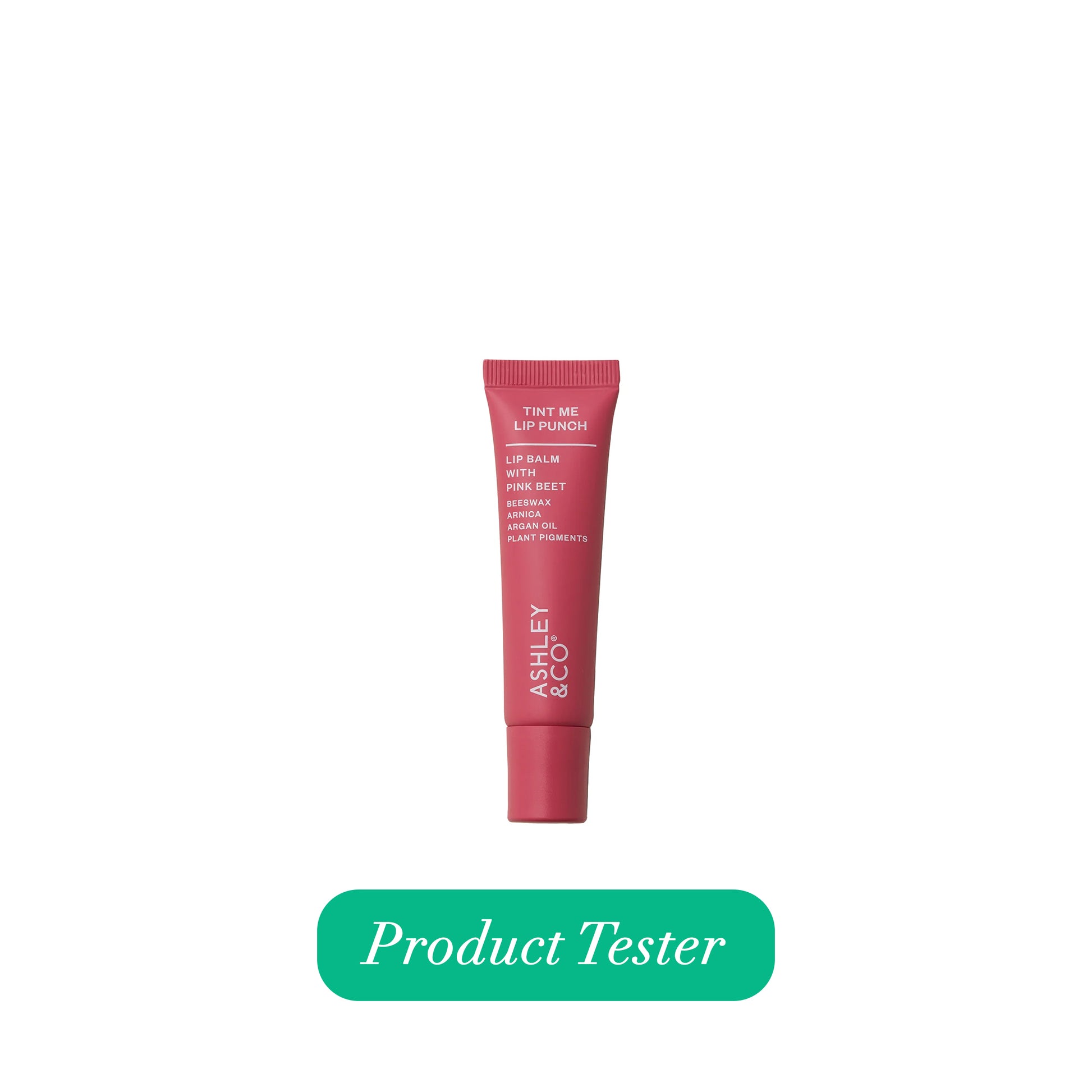 Ashley & Co Lip Punch Tint Me 15ml Tester Pink Beet Lip Balm Lip Balm