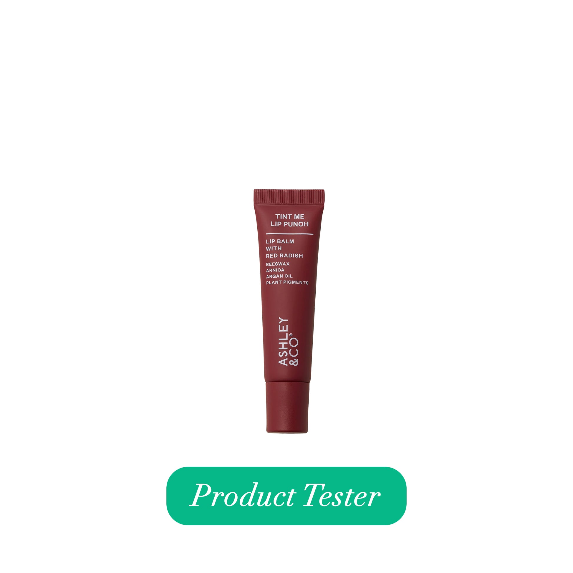 Ashley & Co Lip Punch Tint Me 15ml Tester Red Radish Lip Balm Lip Balm