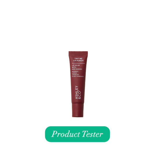 Ashley & Co Lip Punch Tint Me 15ml Tester Red Radish Lip Balm Lip Balm