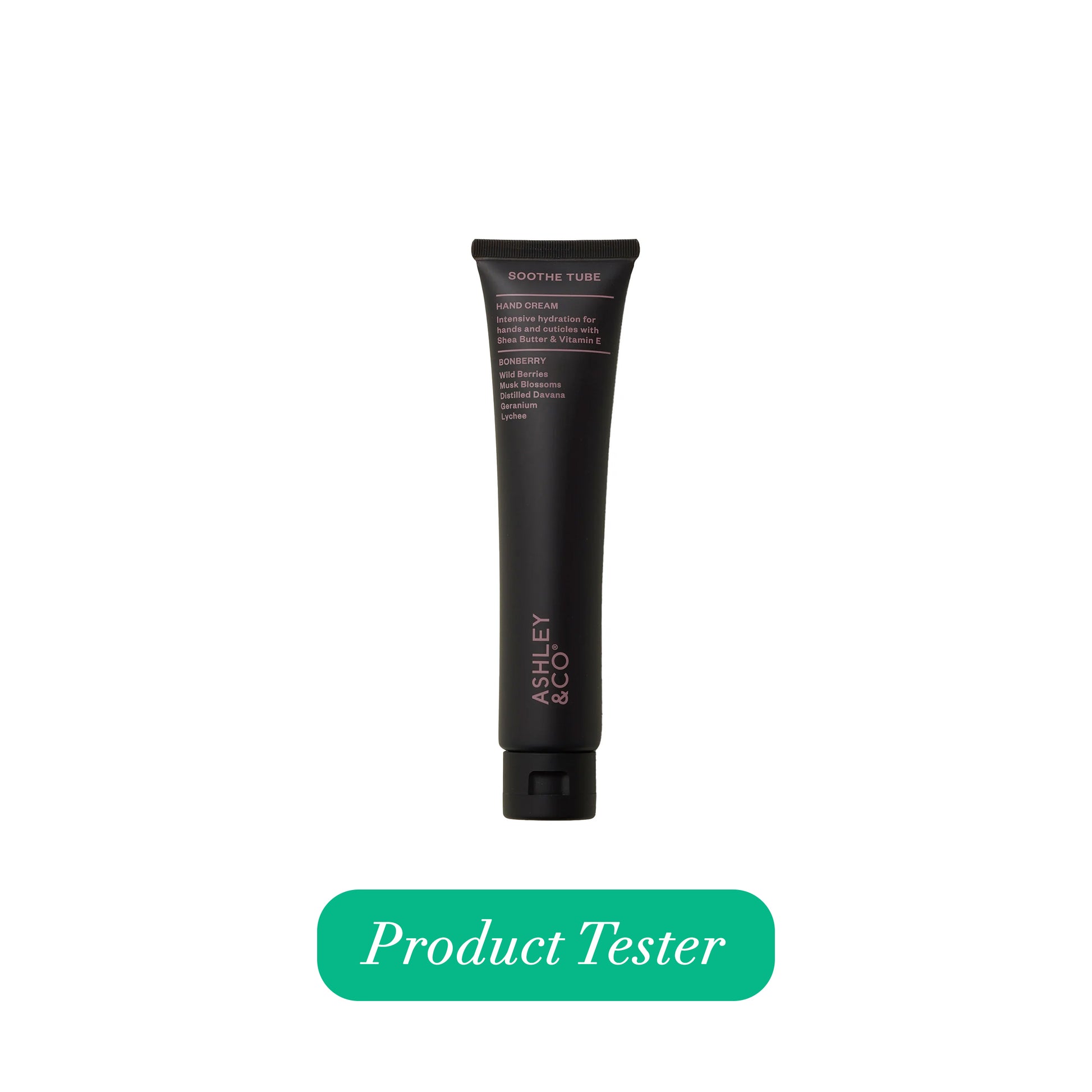 Ashley & Co Soothe Tube 75ml Tester Bonberry Hand Cream Hand Cream
