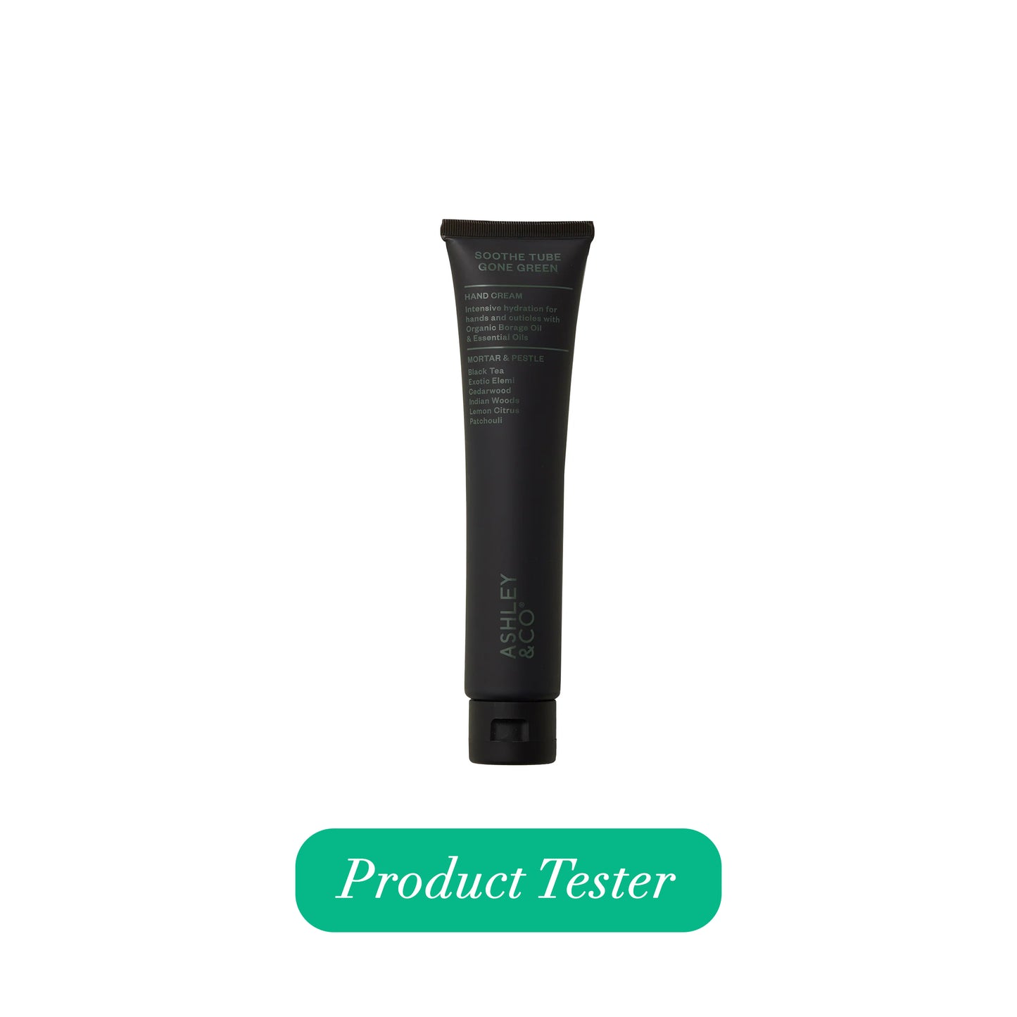 Ashley & Co Soothe Tube 75ml Tester Mortar & Pestle Hand Cream Hand Cream