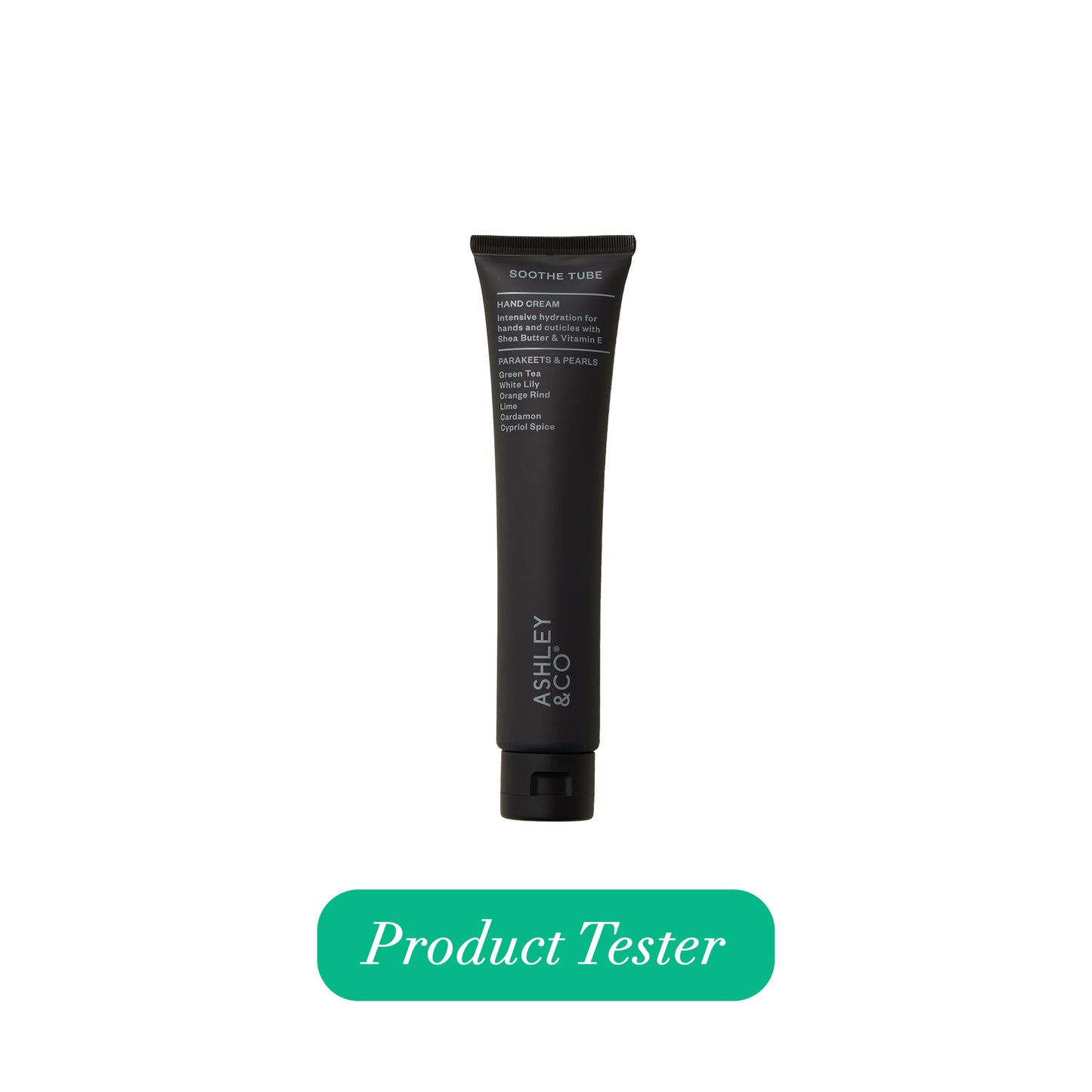 Ashley & Co Soothe Tube 75ml Tester Parakeets & Pearls Hand Cream Hand Cream