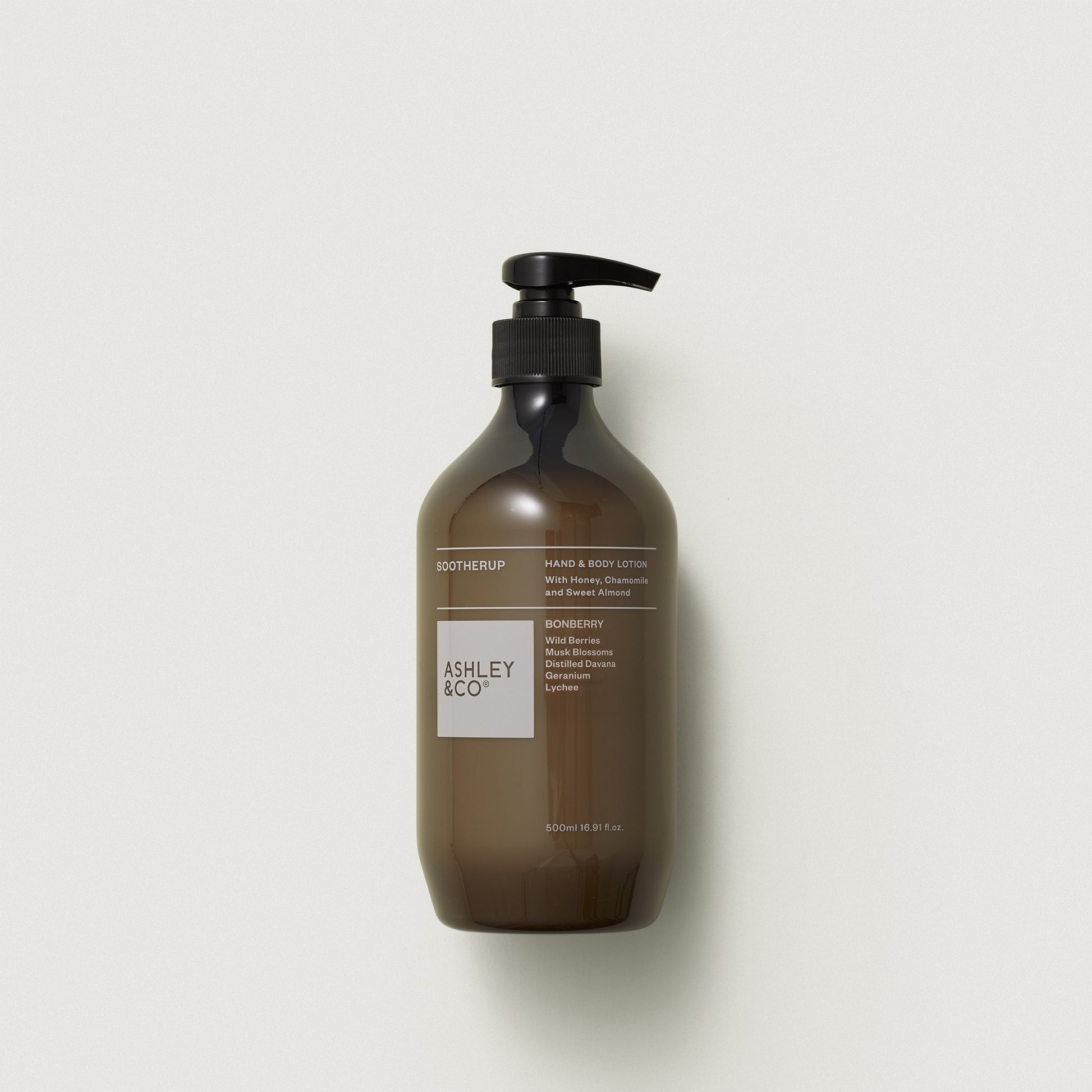 Ashley & Co Sootherup 500ml Bonberry Hand & Body Lotion Hand & Body Lotion
