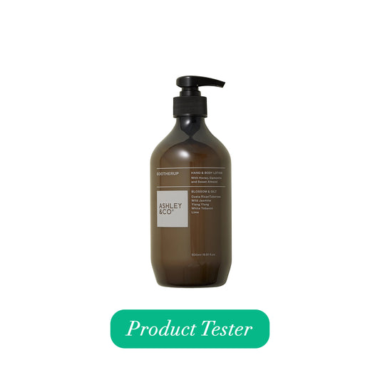 Ashley & Co Sootherup 500ml Tester Blossom & Gilt Hand & Body Lotion Hand & Body Lotion