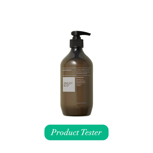 Ashley & Co Sootherup 500ml Tester Bonberry Hand & Body Lotion Hand & Body Lotion