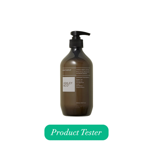 Ashley & Co Sootherup 500ml Tester Parakeets & Pearls Hand & Body Lotion Hand & Body Lotion