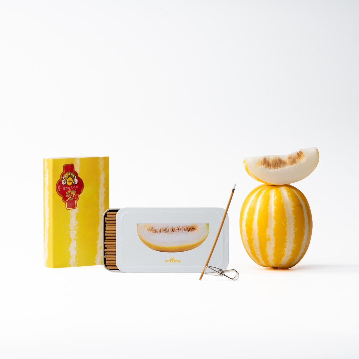 Collins Natural Incense Sticks Seasonal Edition Korean Melon