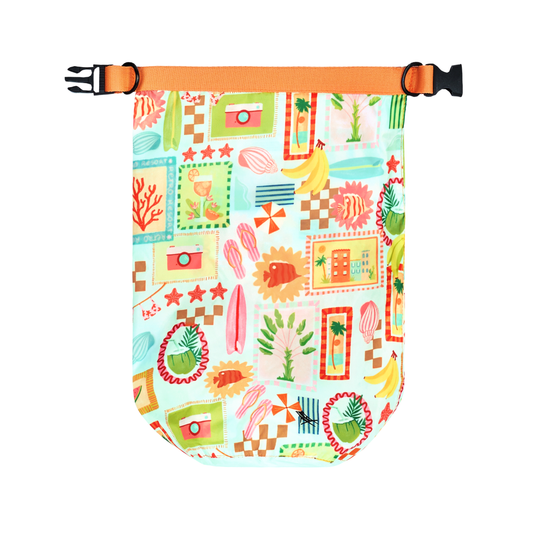 Dock & Bay Dry Bag 5L Wish You Were Here 100% Recycled 100% Recycled