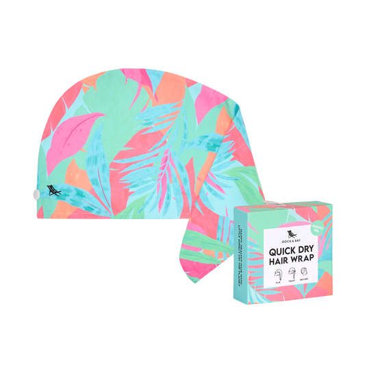 Dock & Bay Hair Wrap Collection Hot Tropics 100% Recycled 100% Recycled