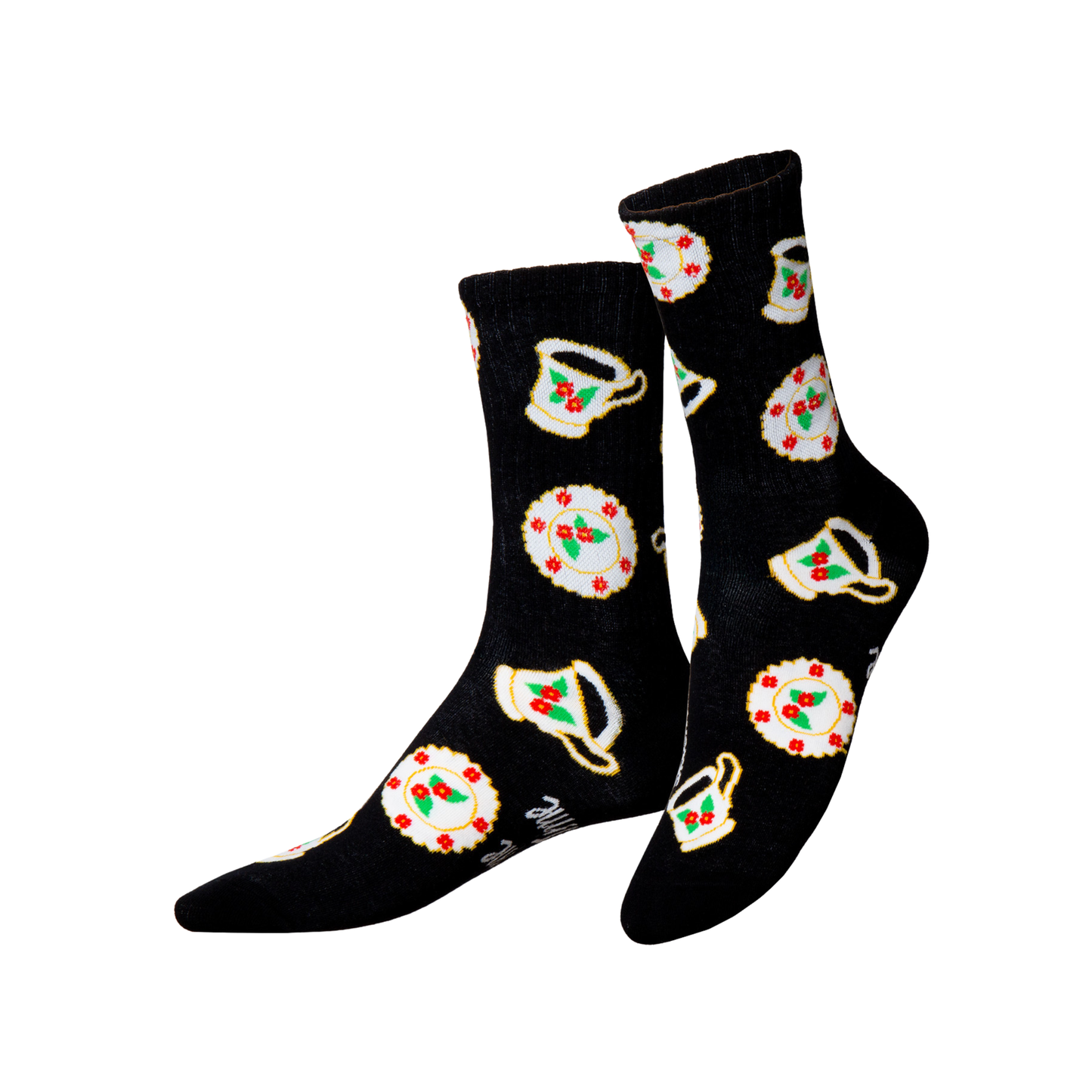 Eat My Socks Crew Socks Teatime