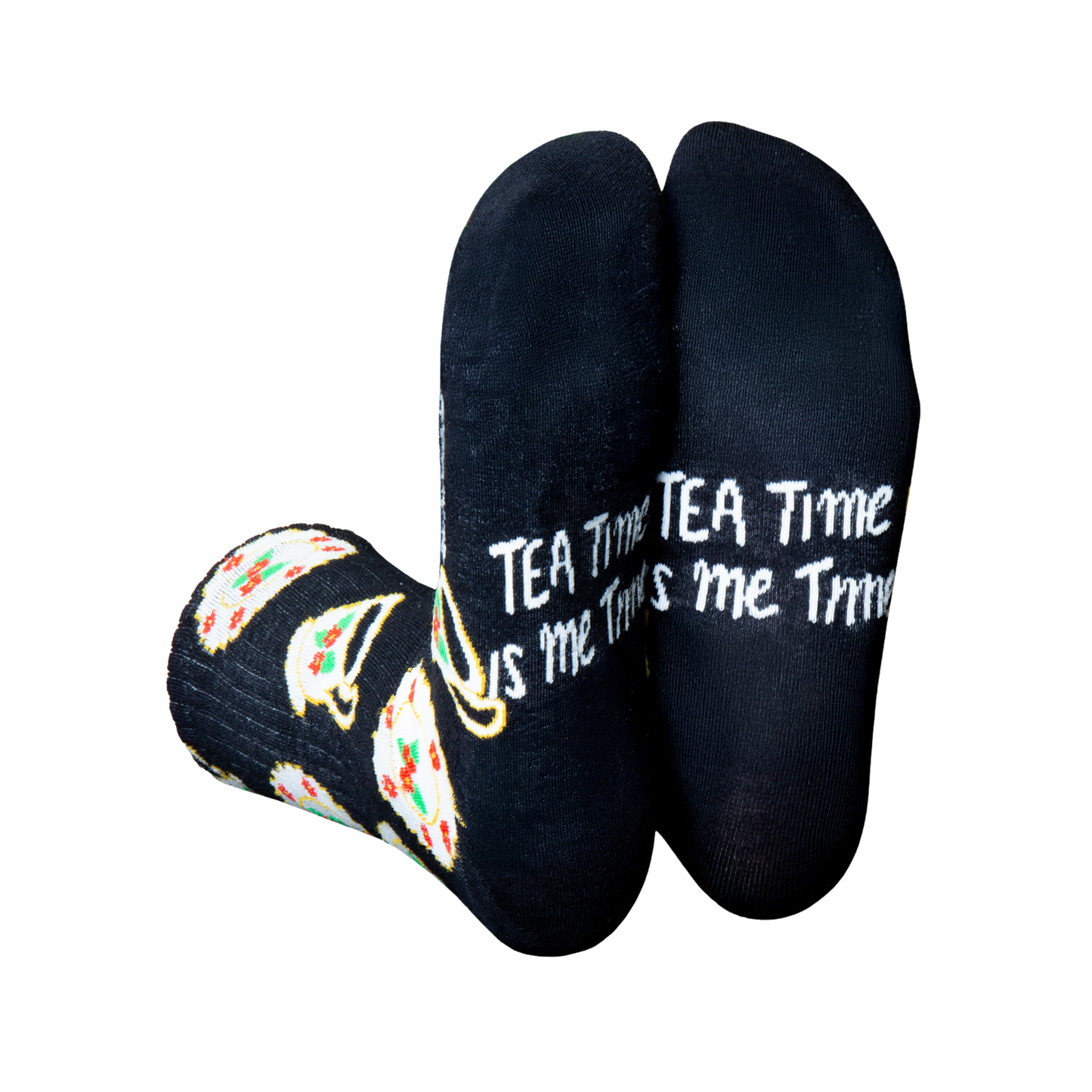 Eat My Socks Crew Socks Teatime