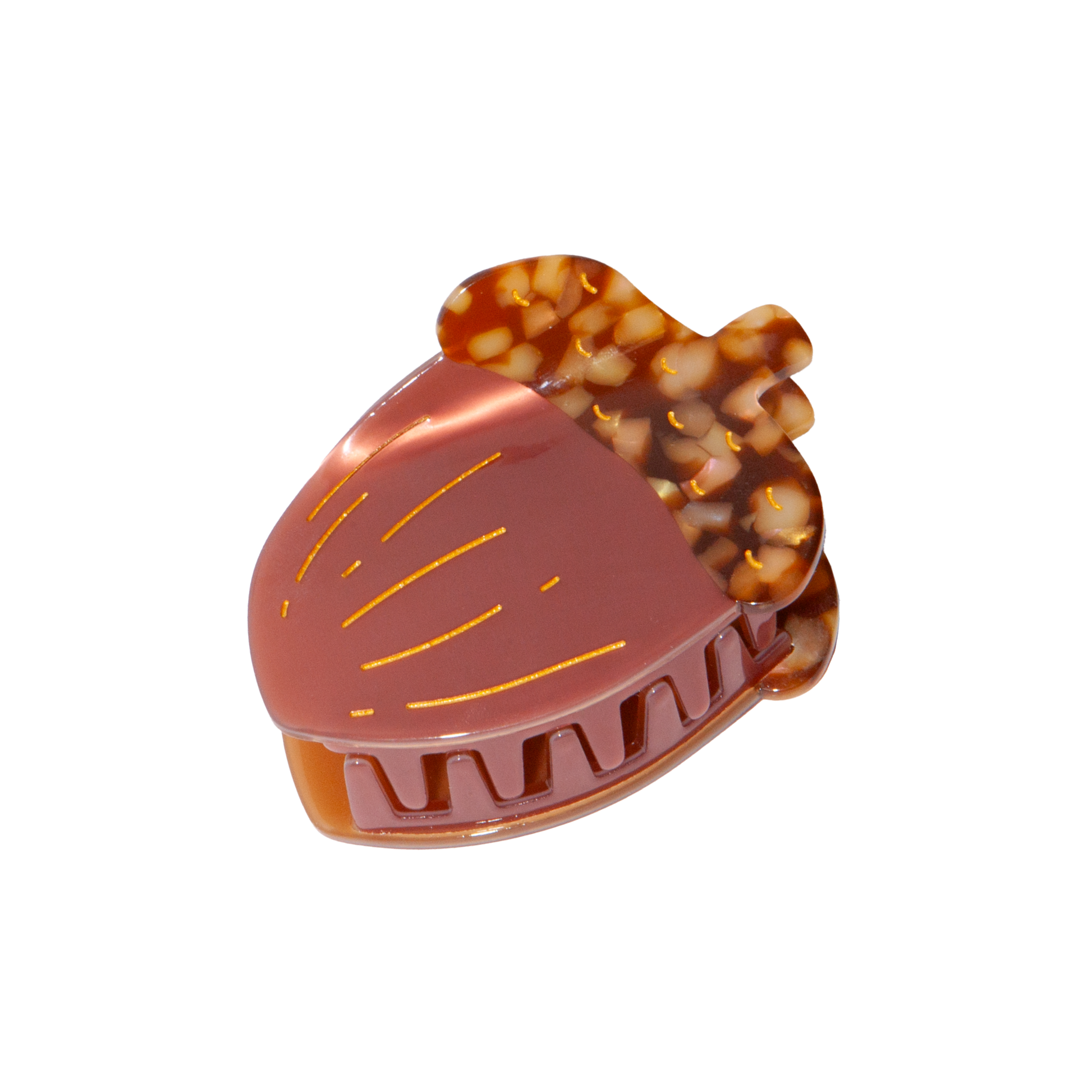 Eat My Socks Hair Claw Hazelnut