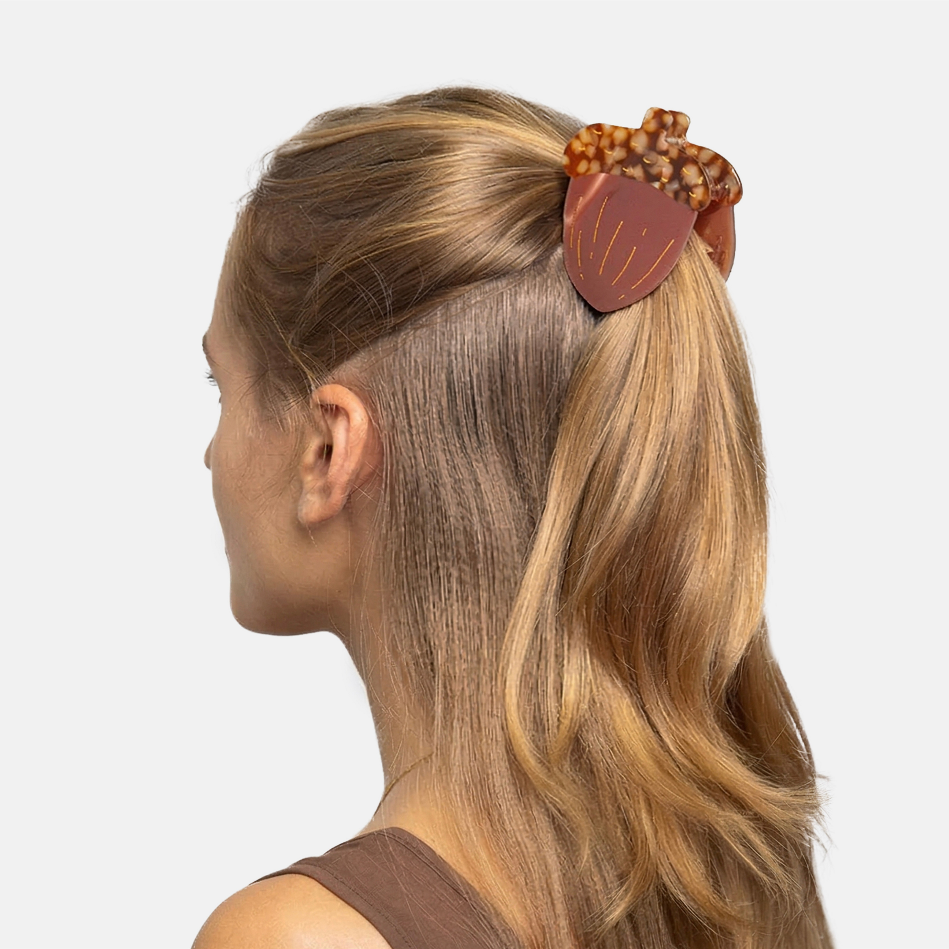 Eat My Socks Hair Claw Hazelnut