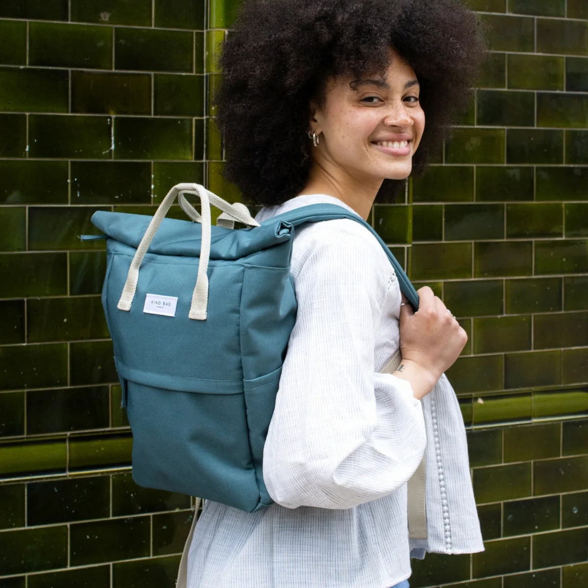 Kind Bag Backpack Medium Moss Green