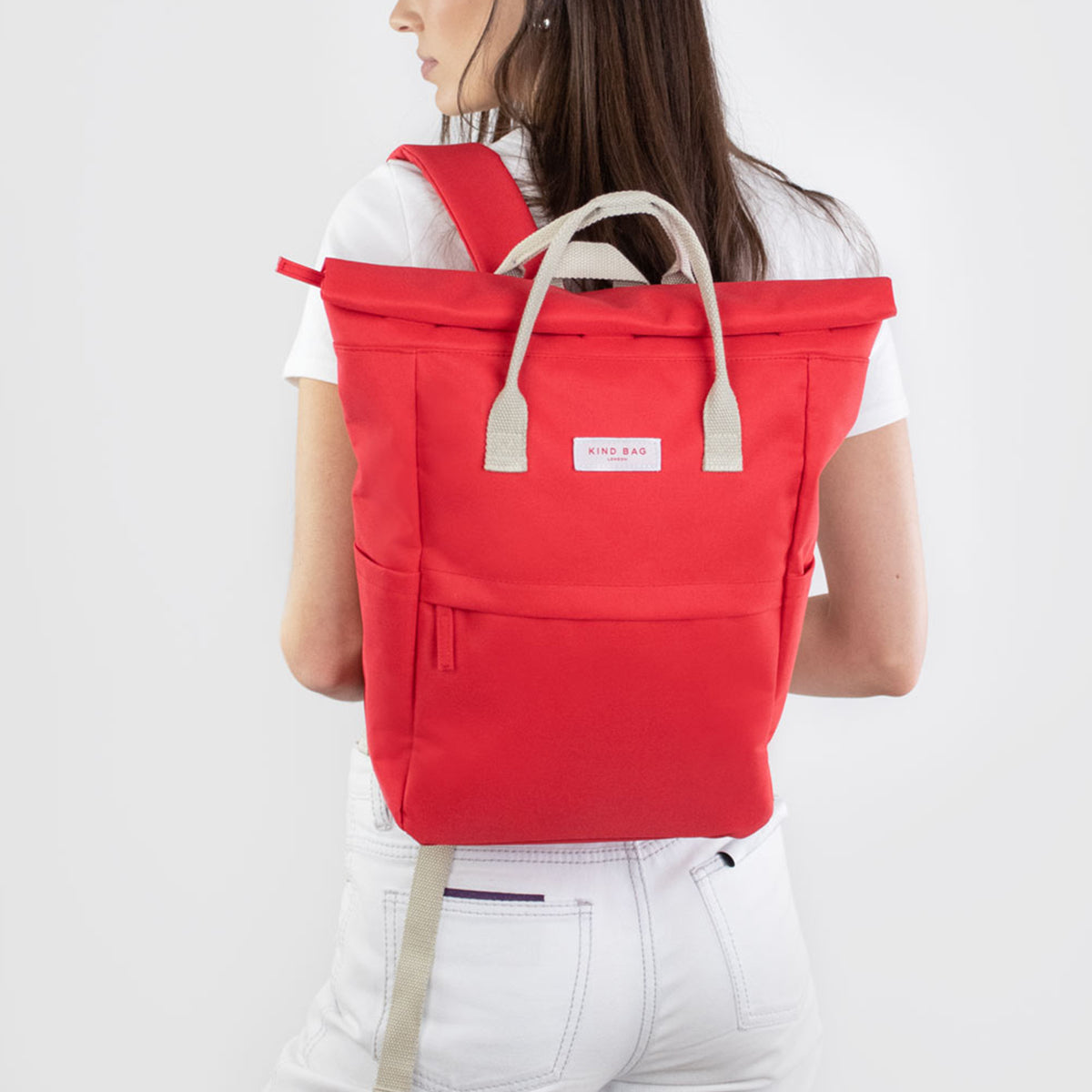 Kind Bag Backpack Medium Poppy Red