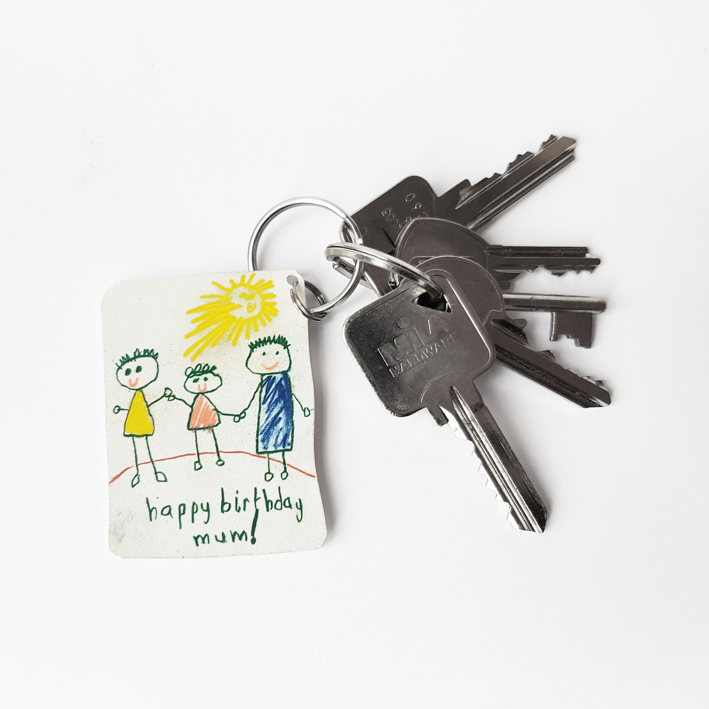 Pikkii Keyring Shrink Kit Drawing