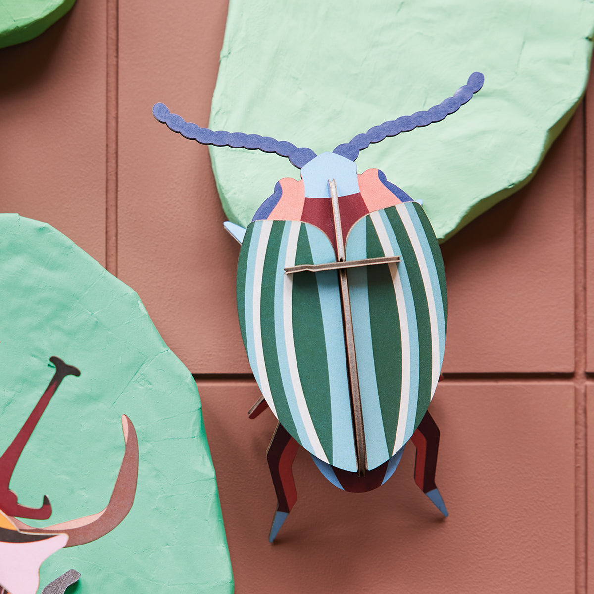 Studio Roof Wall Art Beetles (B7) Rainbow Leaf Beetle