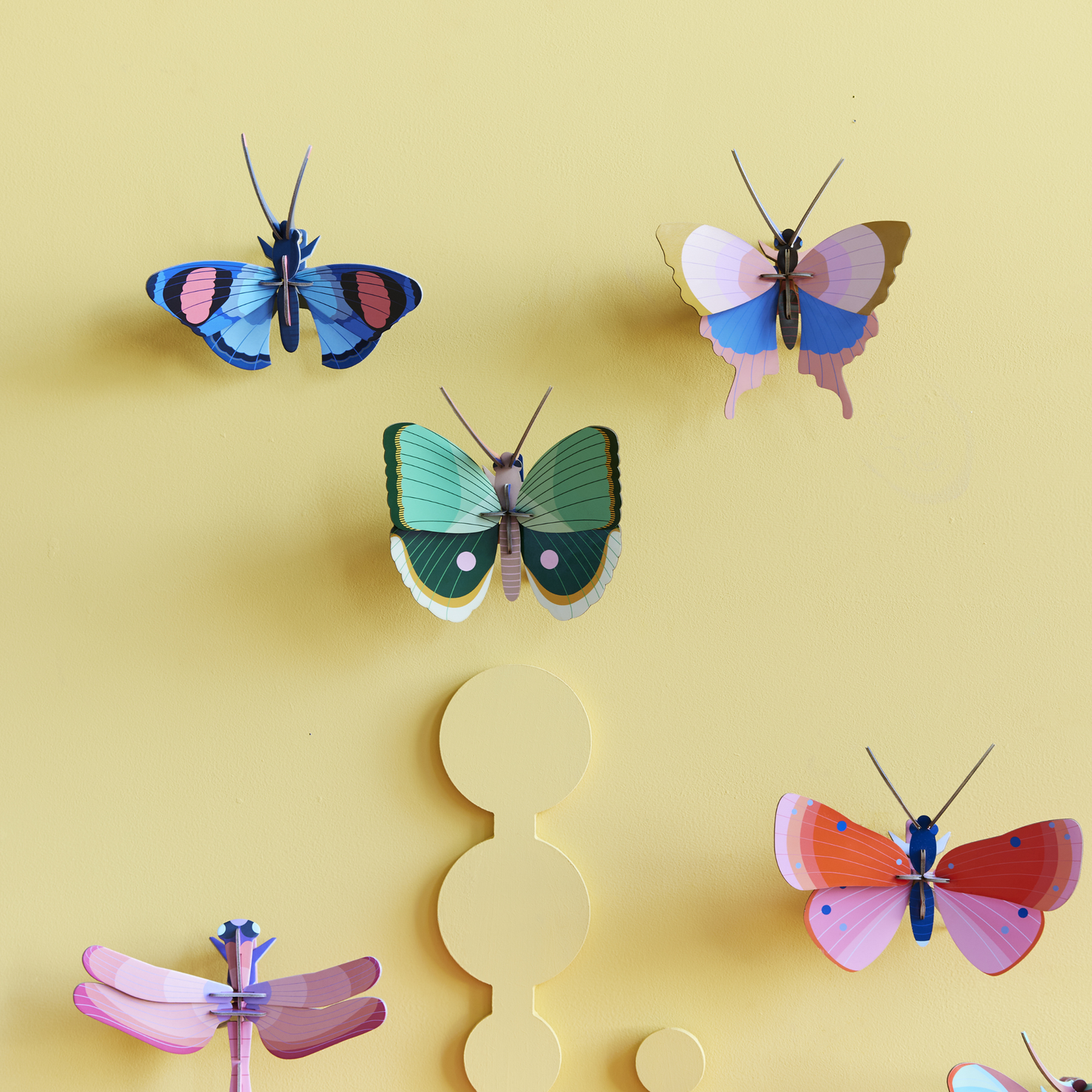 Studio Roof Wall Art Butterflies (B7) Fern Striped Butterfly