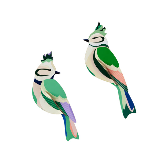 Studio Roof Wall Art Garden Birds (B6) Forest Crests
