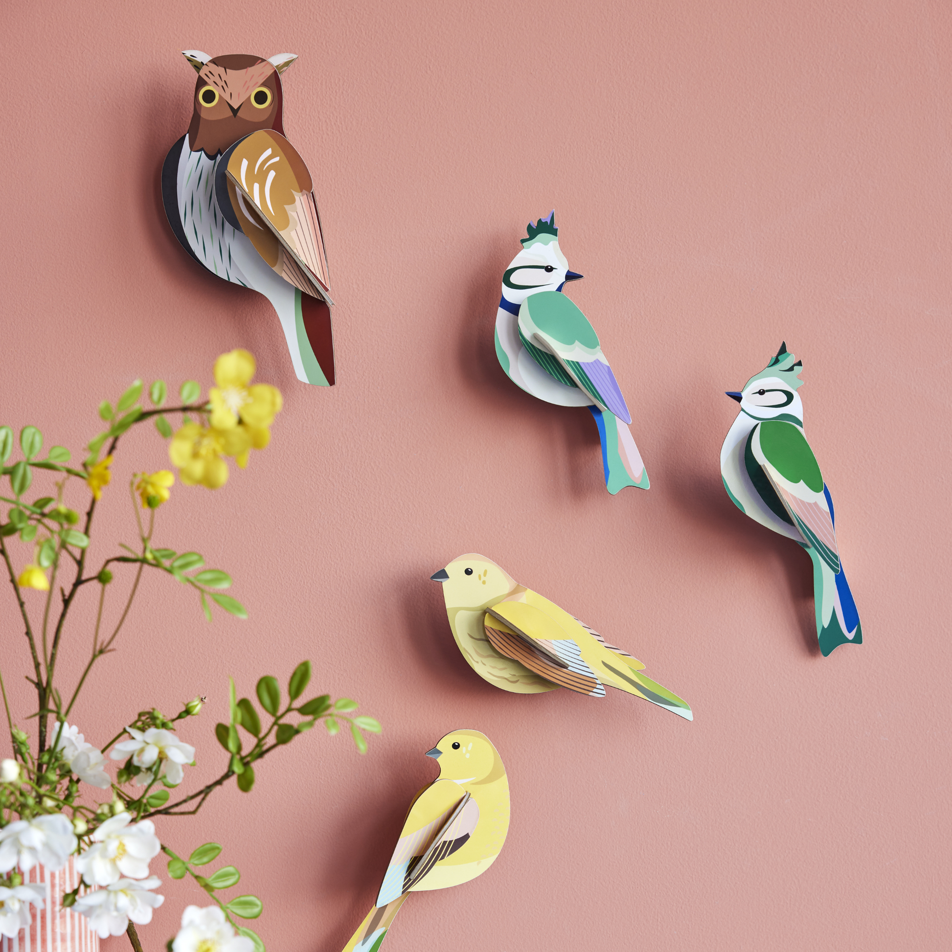 Studio Roof Wall Art Garden Birds (B6) Tawny Owl