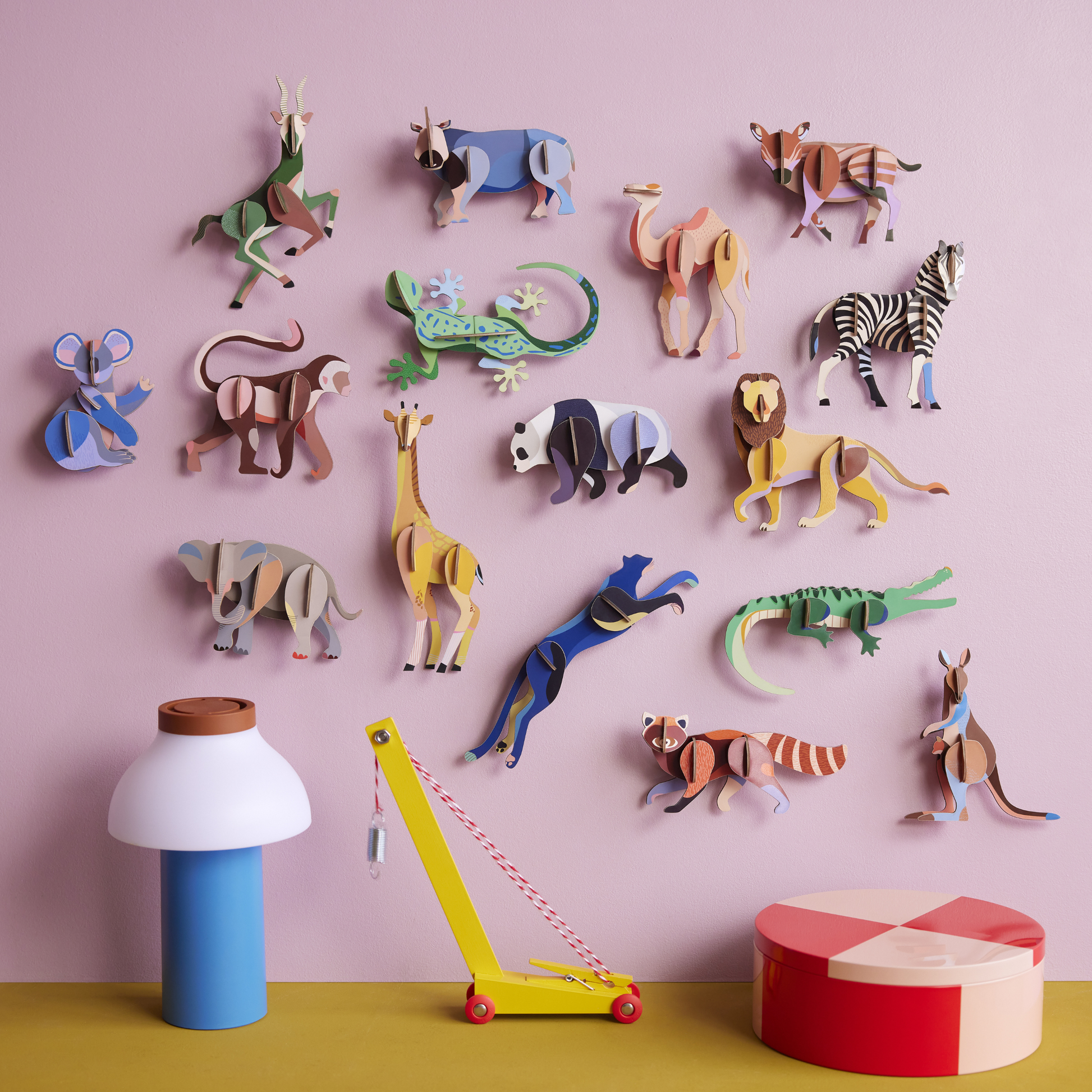 Studio Roof Wall Art Jungle Animals (B7) Antelope