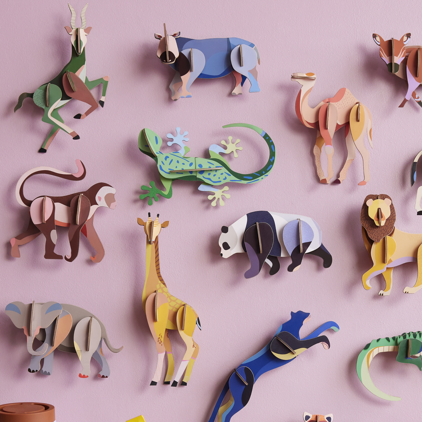 Studio Roof Wall Art Jungle Animals (B7) Gecko