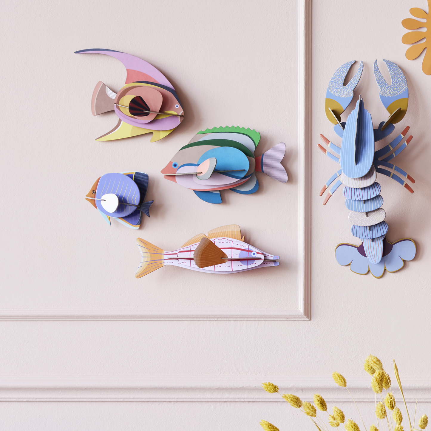 Studio Roof Wall Art Sea Creatures (B7) Butterflyfish
