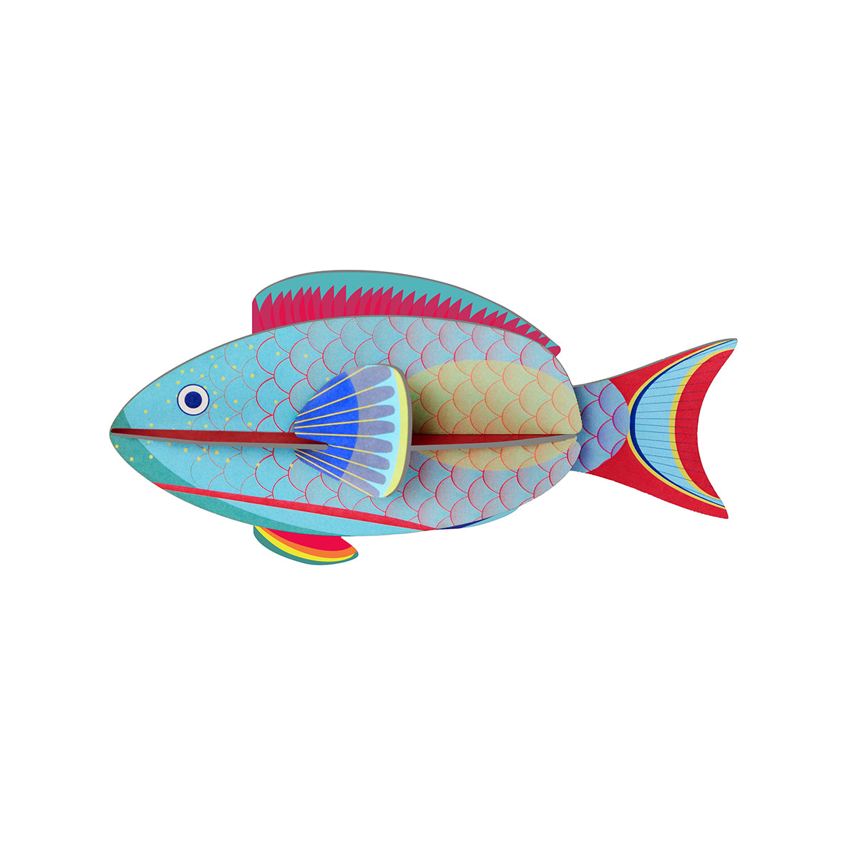 Studio Roof Wall Art Sea Creatures (B7) Parrotfish