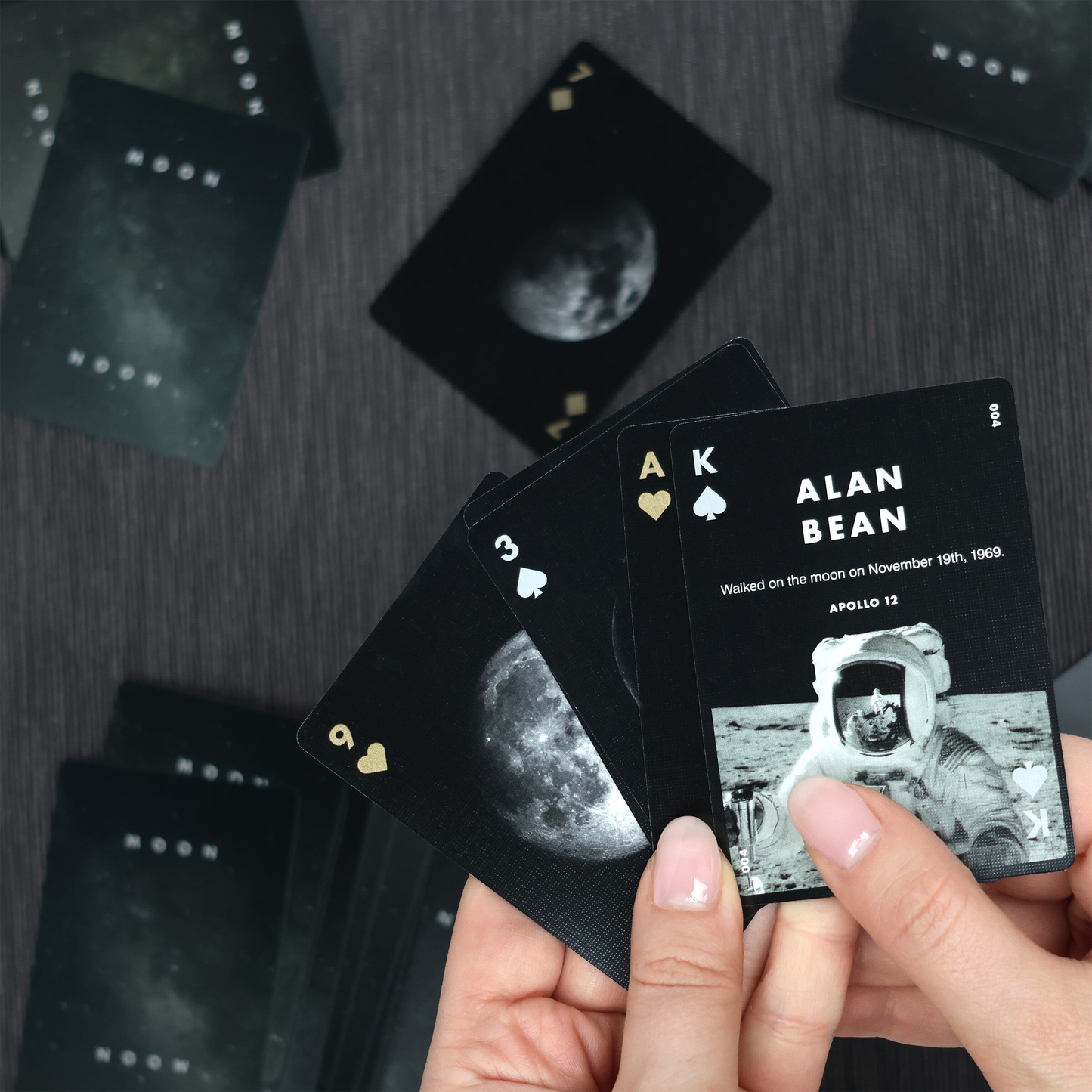 Suck UK Moon Playing Cards
