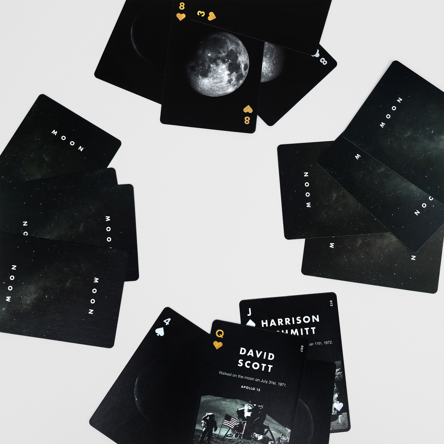 Suck UK Moon Playing Cards